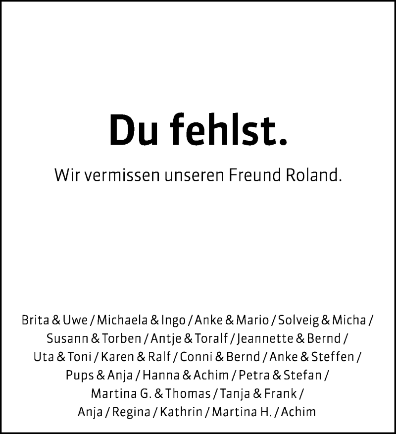  Traueranzeige für Roland Henning vom 23.03.2013 aus Märkische Oderzeitung
