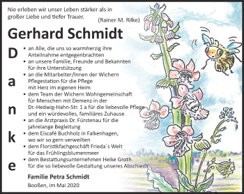 Traueranzeige von Gerhard Schmidt von Märkische Oderzeitung