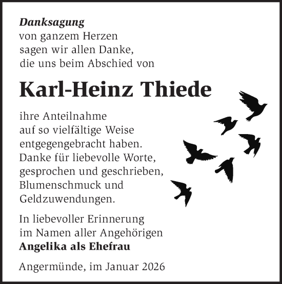 Traueranzeige von Karl-Heinz Thiede von MO Uckerm.-Anz.